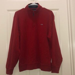 Red & Navy Vineyard Vines Pullover